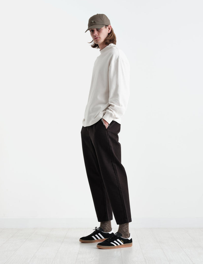 Wax London Mazzy Long Sleeve T-Shirt (Marston) - Ecru