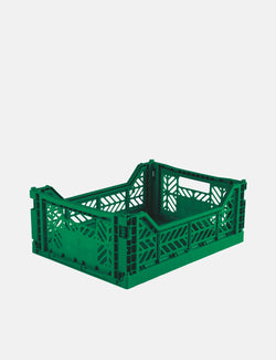 Aykasa Folding Crate (Midi, M) - Dark Green