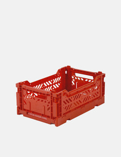 Aykasa Folding Crate (Mini, S) - Cherry Red