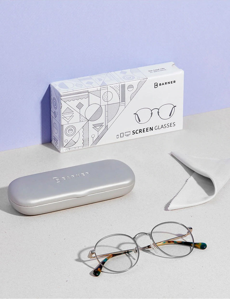 Barner Recoleta Lunettes d'Ordinateur Lumière Bleue - Argent Mat