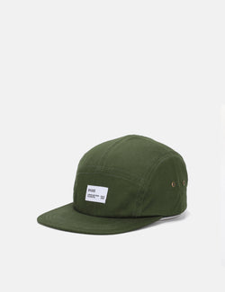 Bhode 5-Panel Cap (Cotton Twill) - Army Green