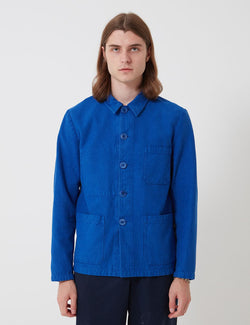 Bhode Chore Workwear Jacket - Buggati Blue (Overdyed)