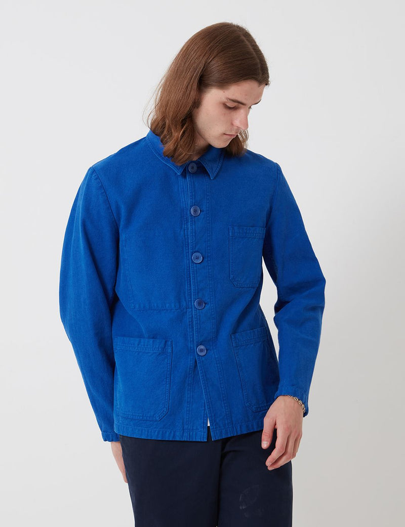 Bhode Chore Workwear Jacke - Buggati Blau (überfärbt)