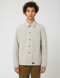 Bhode Chore Jacket (Cotton Twill) - Light Grey