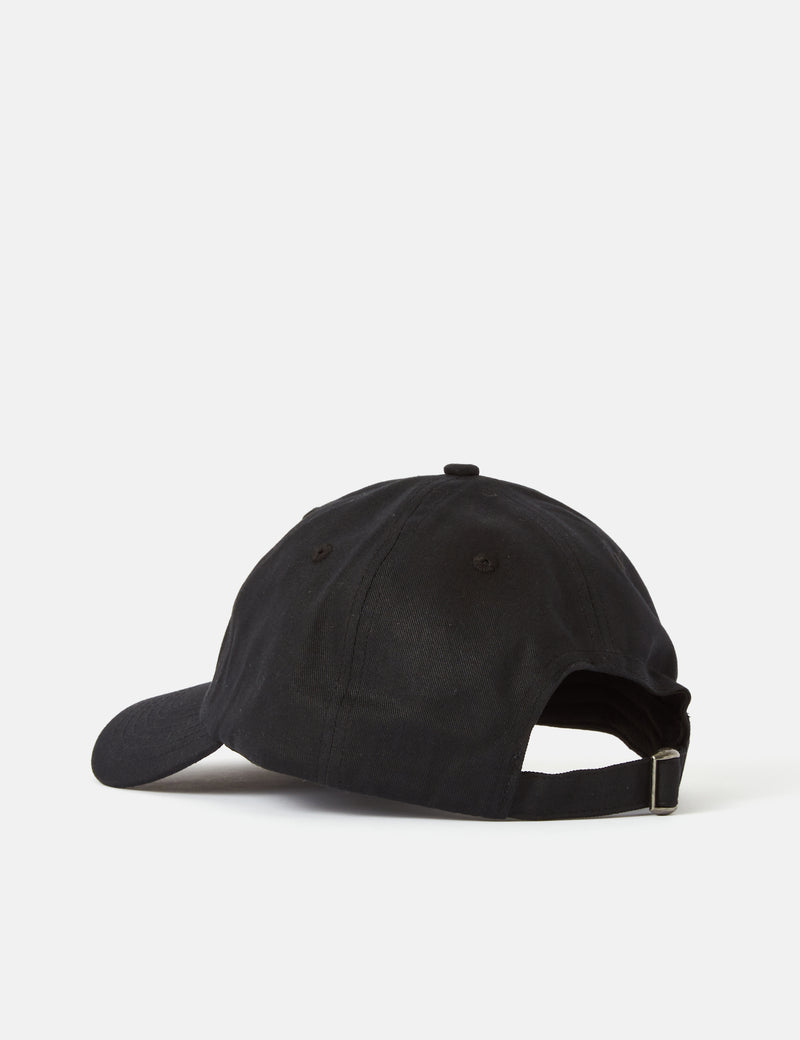 Casquette de baseball Bhode avec broderie en script - Noir