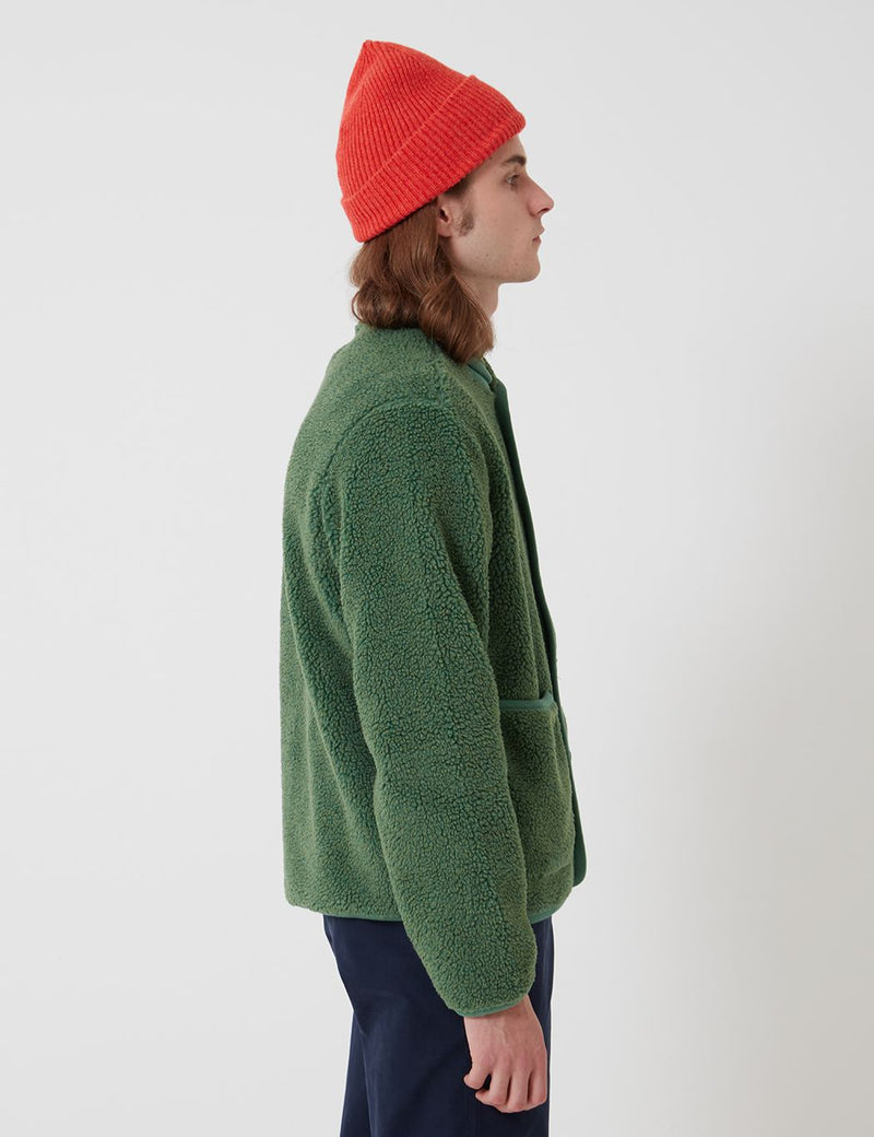 Bhode Fleece Work Jacket - Sage Green