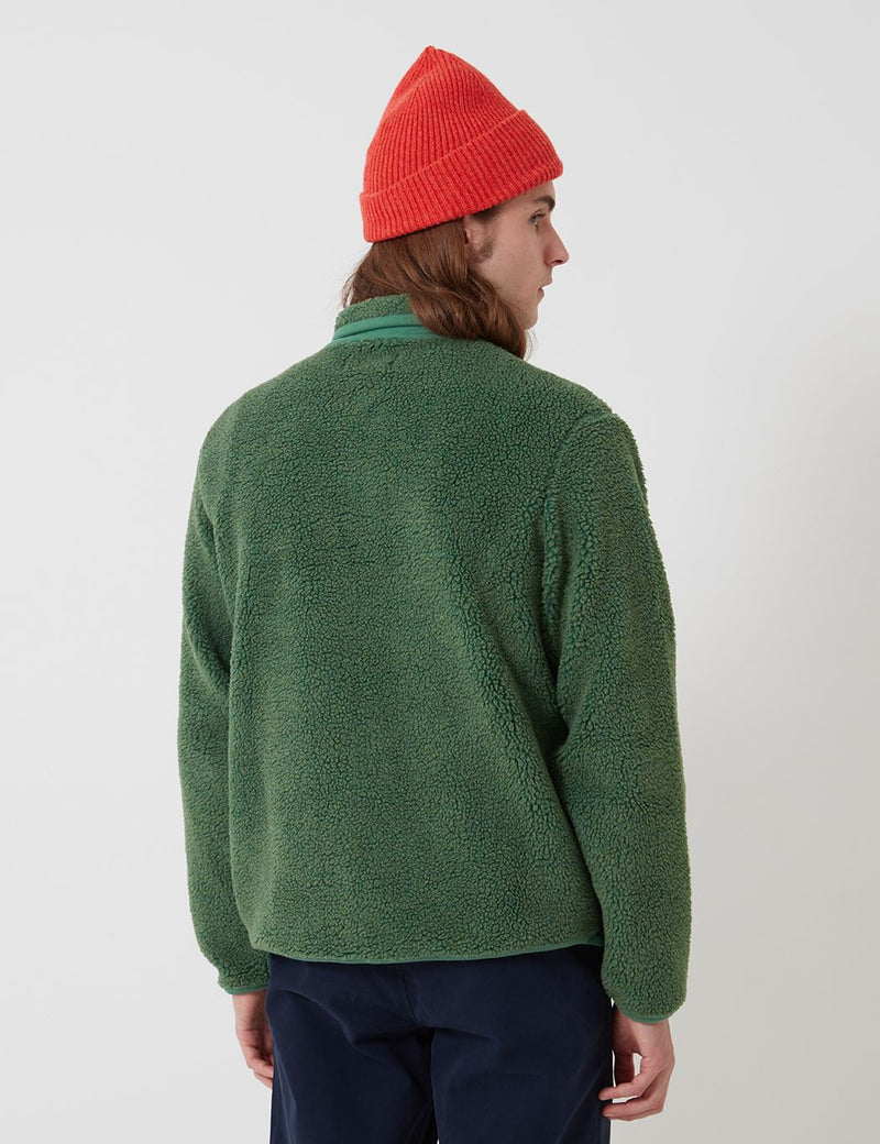 Bhode Fleece Work Jacket - Sage Green