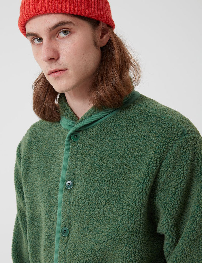 Bhode Fleece Work Jacket - Sage Green