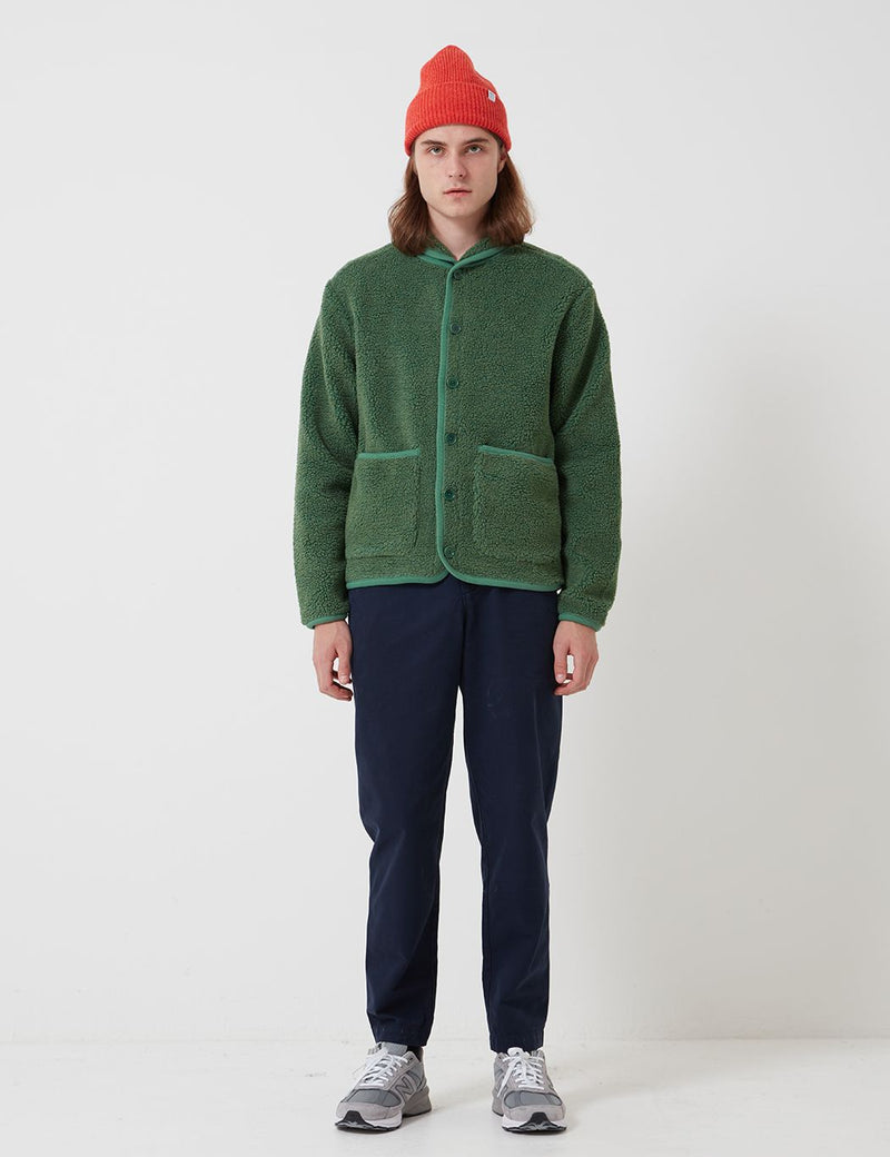 Bhode Fleece Work Jacket - Sage Green