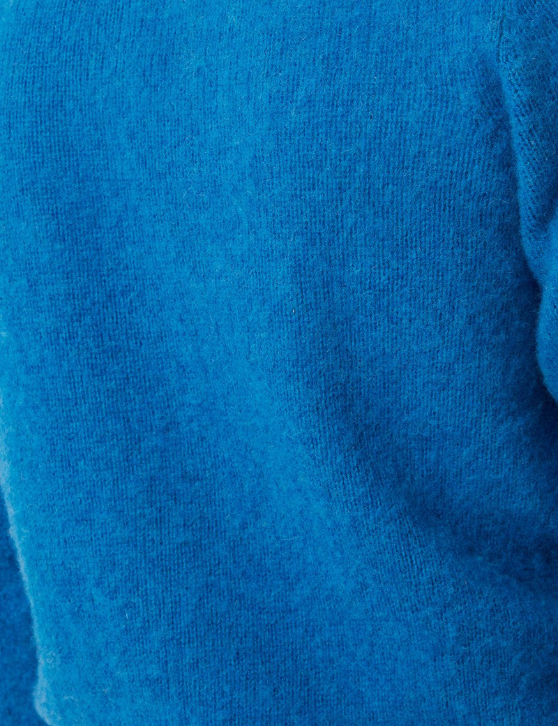 Bhode Supersoft Lambswool Jumper (Made in Scotland) - New Blue