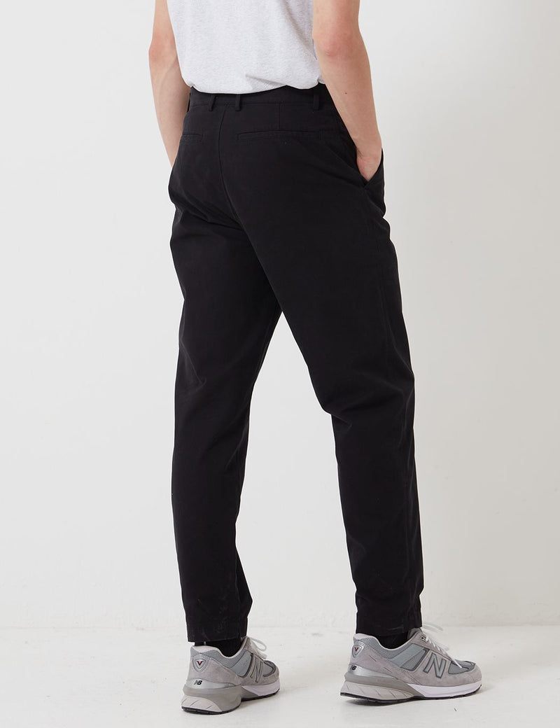 Bhode Everyday Pant (Relaxed, Cropped Leg) - Black