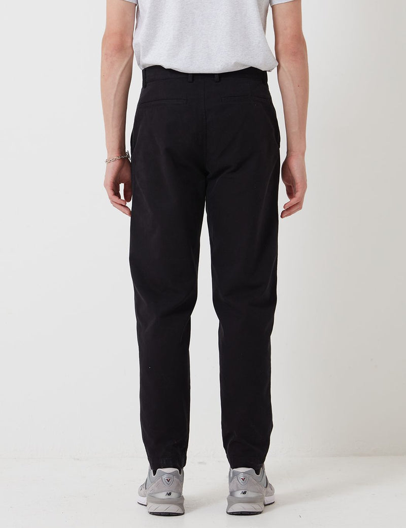 Bhode Everyday Pant (Relaxed, Cropped Leg) - Black