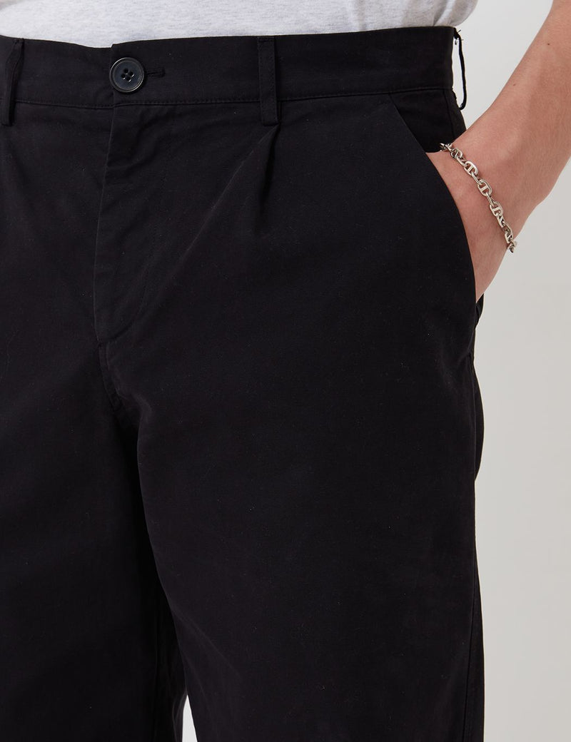 Bhode Everyday Pant (Relaxed, Cropped Leg) - Black