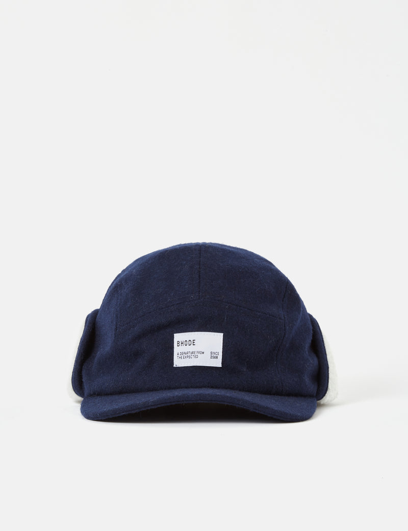 Casquette Bhode Sherpa - Bleu Peacoat