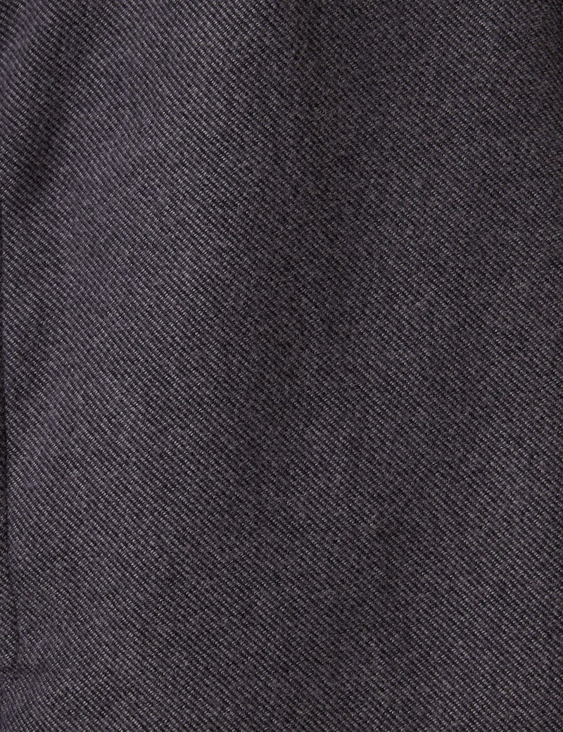 Bhode Flanell Overshirt (Baumwolle) - Anthrazit