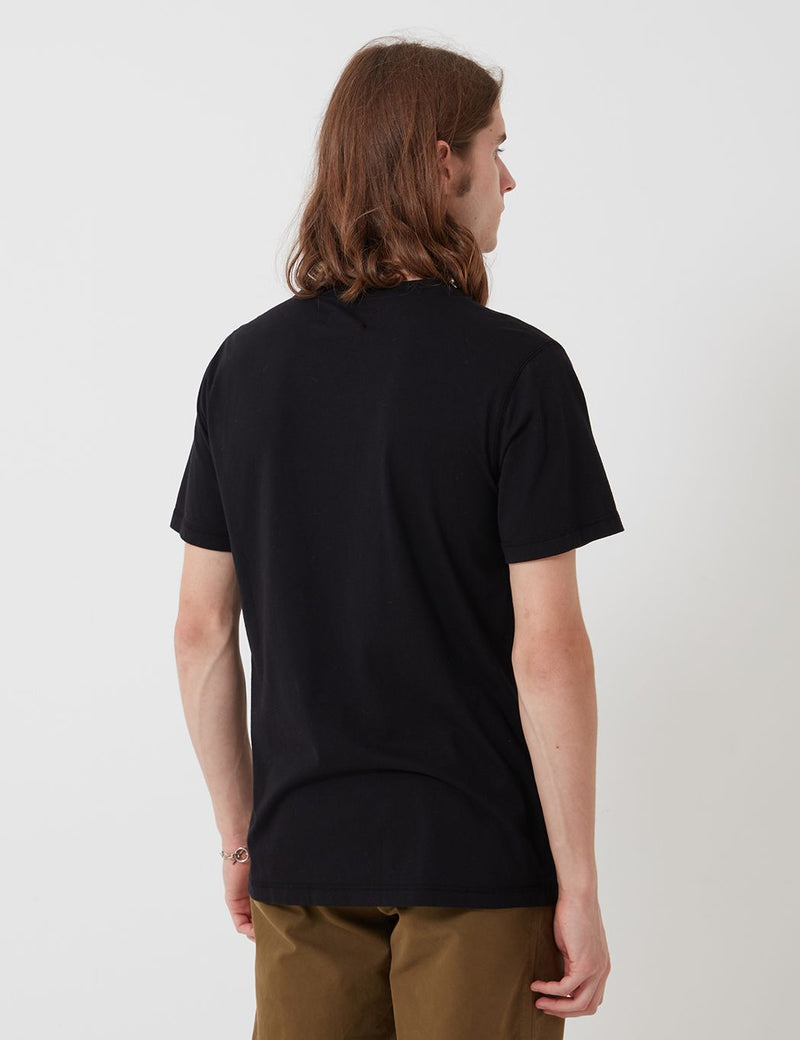 Bhode Besuto T-Shirt (Bio-Baumwolle) - Schwarz