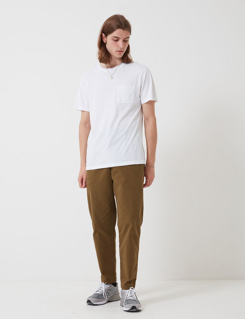 T-Shirt Bhode Coton Biologique) - Blanc
