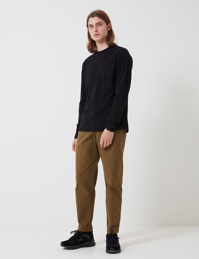 Bhode Besuto Long Sleeve T-Shirt (Organic Cotton) - Black