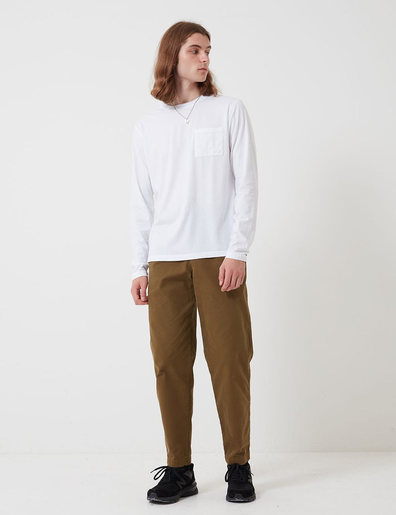 Bhode Besuto Long Sleeve T-Shirt (Organic Cotton) - White