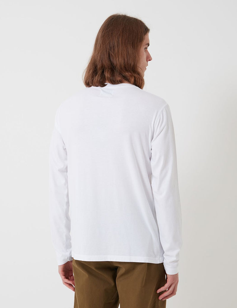 Bhode Besuto Long Sleeve T-Shirt (Organic Cotton) - White