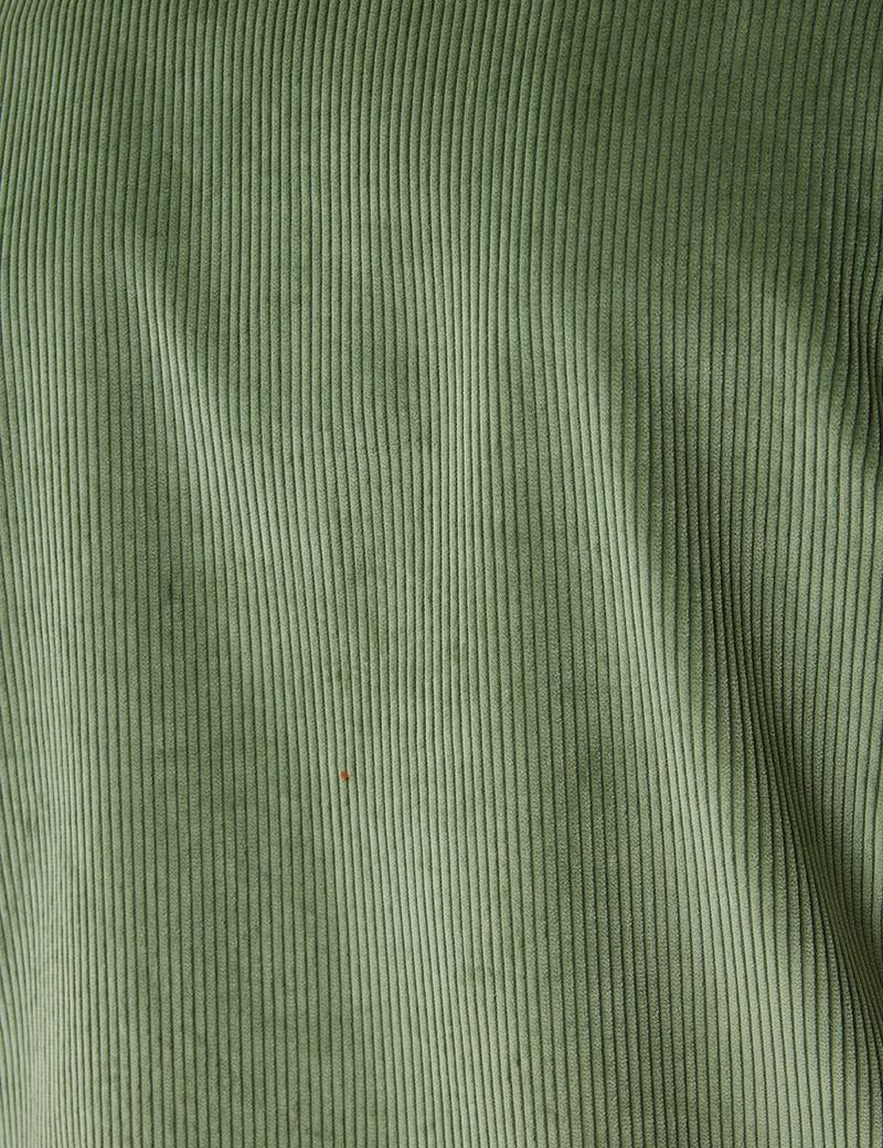 Bhode x Brisbane Moss Zip Jacket (Cord) - Sage Green