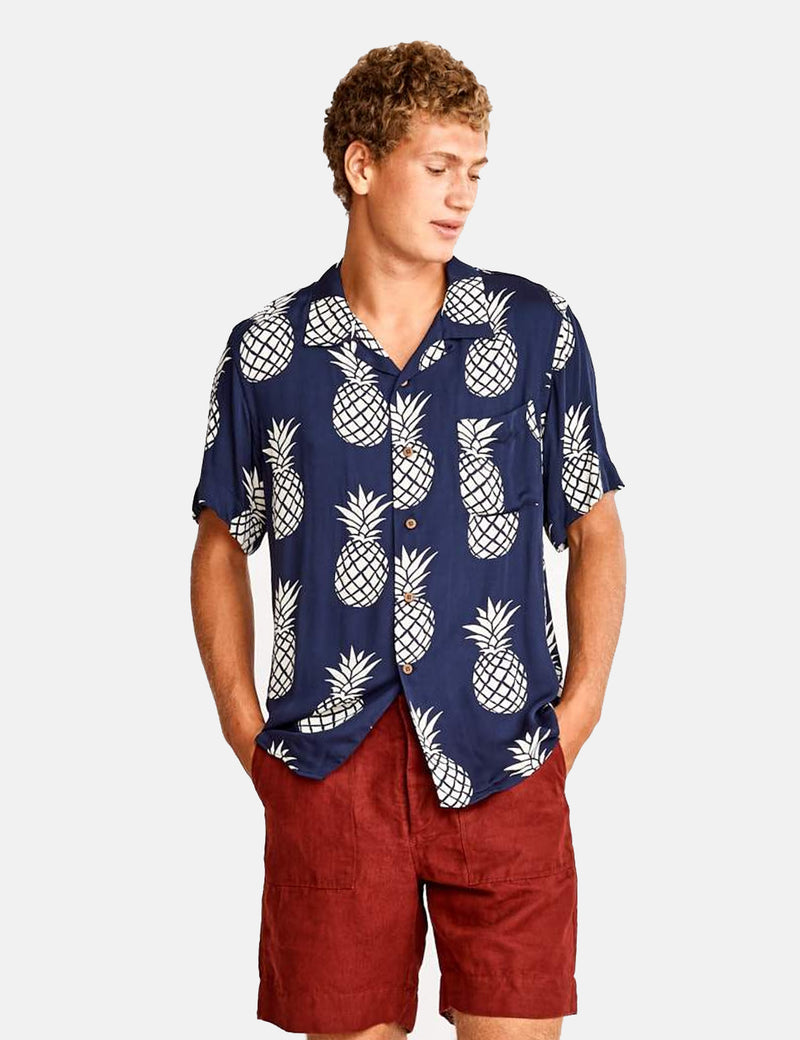 Bellerose Gowai Shirt - Navy Blue