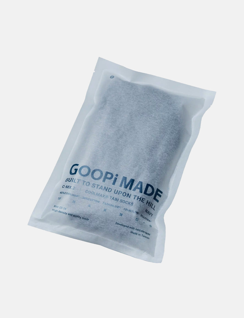 GOOPiMADE C-MX.2 COOLMAX Tabi Socks - Navy Blue