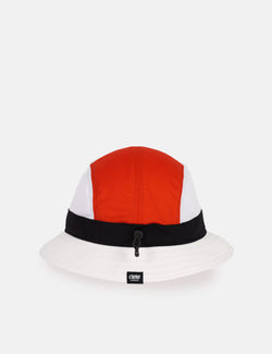 Ciele Athletics Bucket Hat (Equipe) - Weiß/Orange/Schwarz