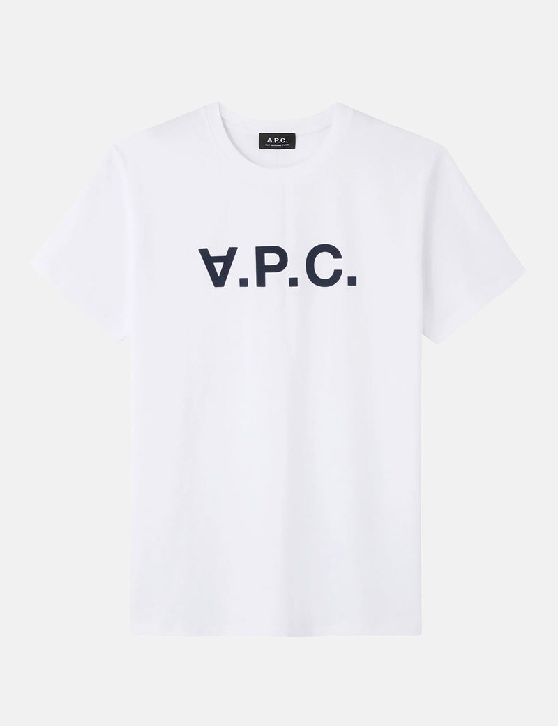 APC VPC Logo T-Shirt - Weiß/Marine