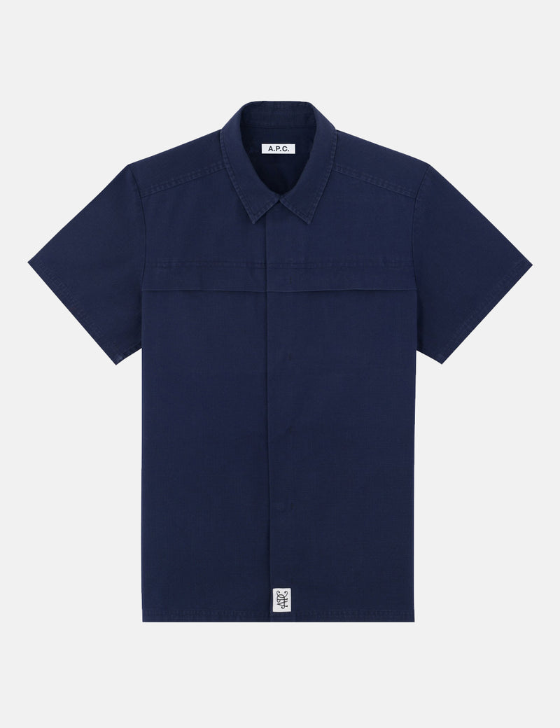 A.P.C. Midway Shirt - Navy Blue