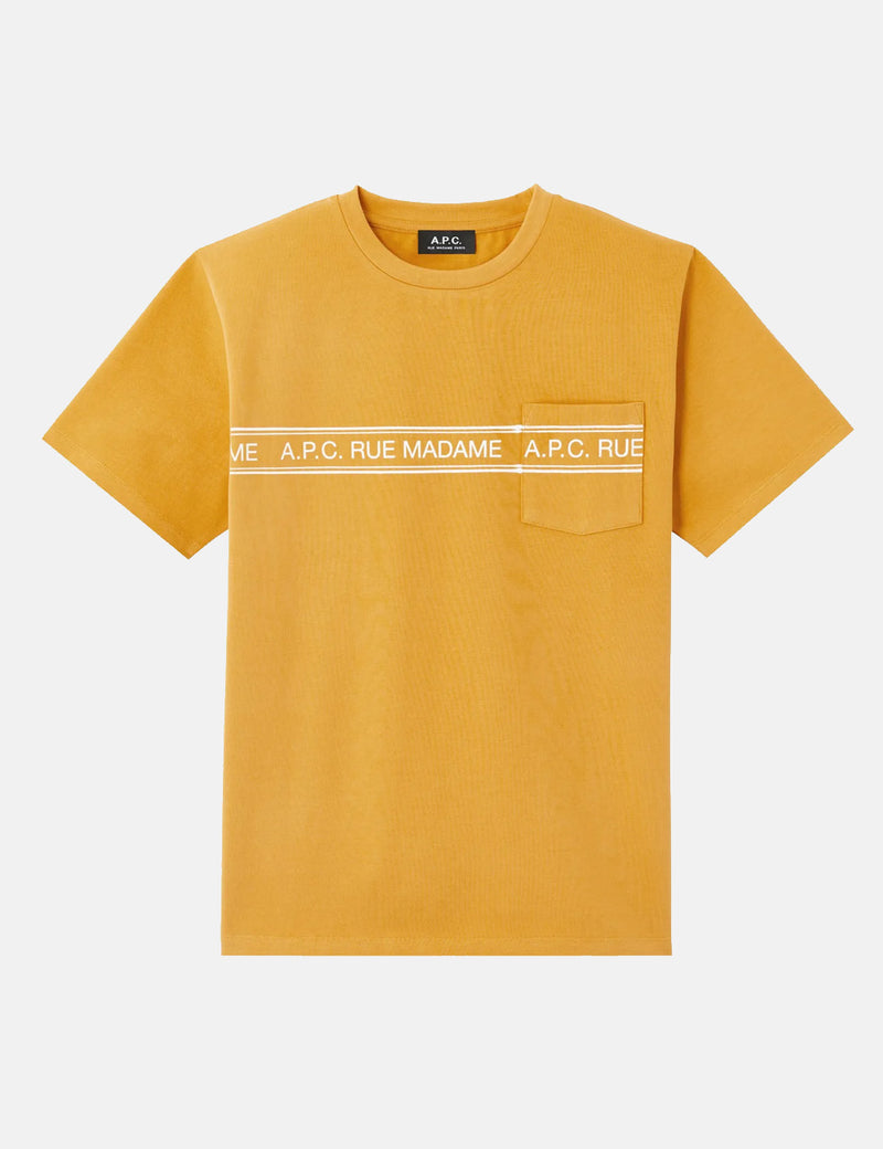 APC Rue Madame T-Shirt - Gelb