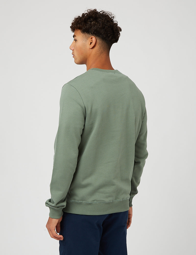 A.P.C. Item Sweatshirt - Grey Green