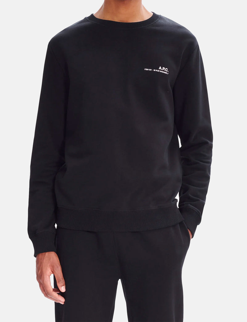 A.P.C. Item Sweatshirt - Black