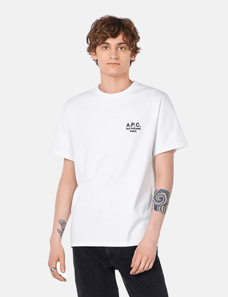 A.P.C. Raymond T-Shirt (Embroidered) - White