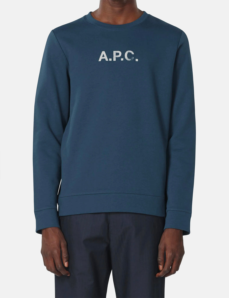 APC Stamp Sweatshirt - Blau
