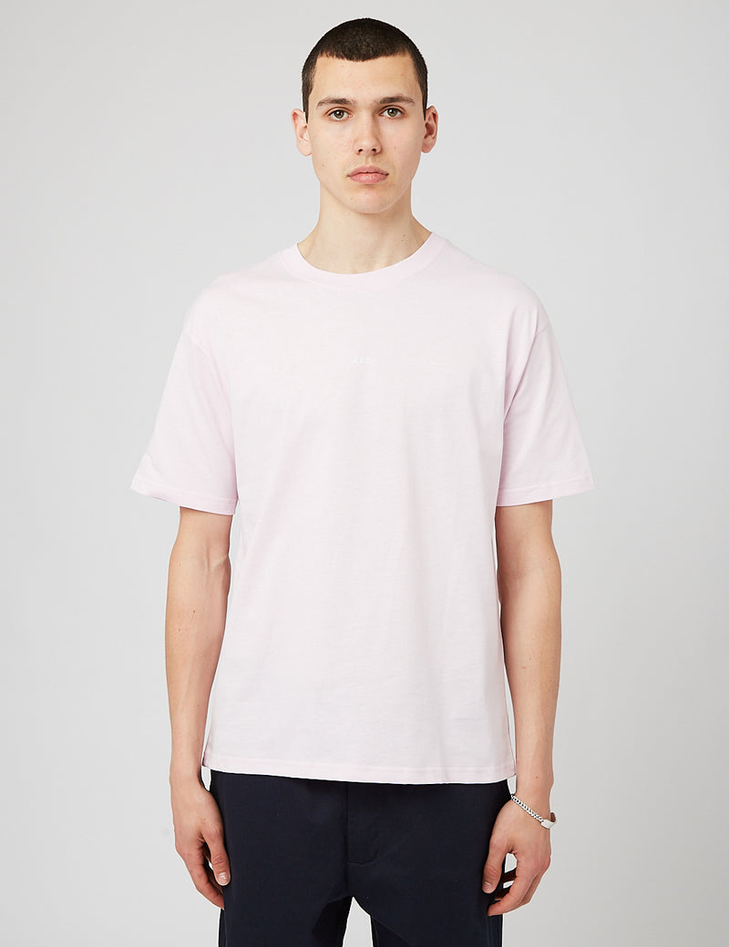 T-shirt APC Kyle (coton biologique) - rose pâle