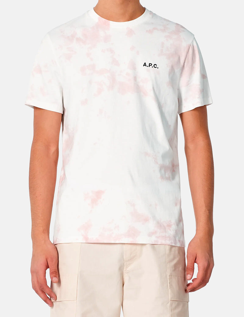 T-Shirt APC Ali Tie Dye - Rose