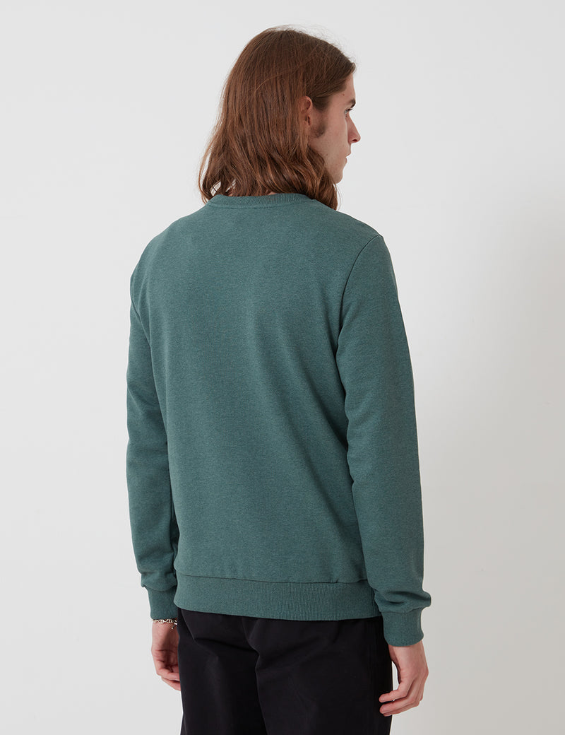 A.P.C. Malcolm Sweatshirt - Heathered Green