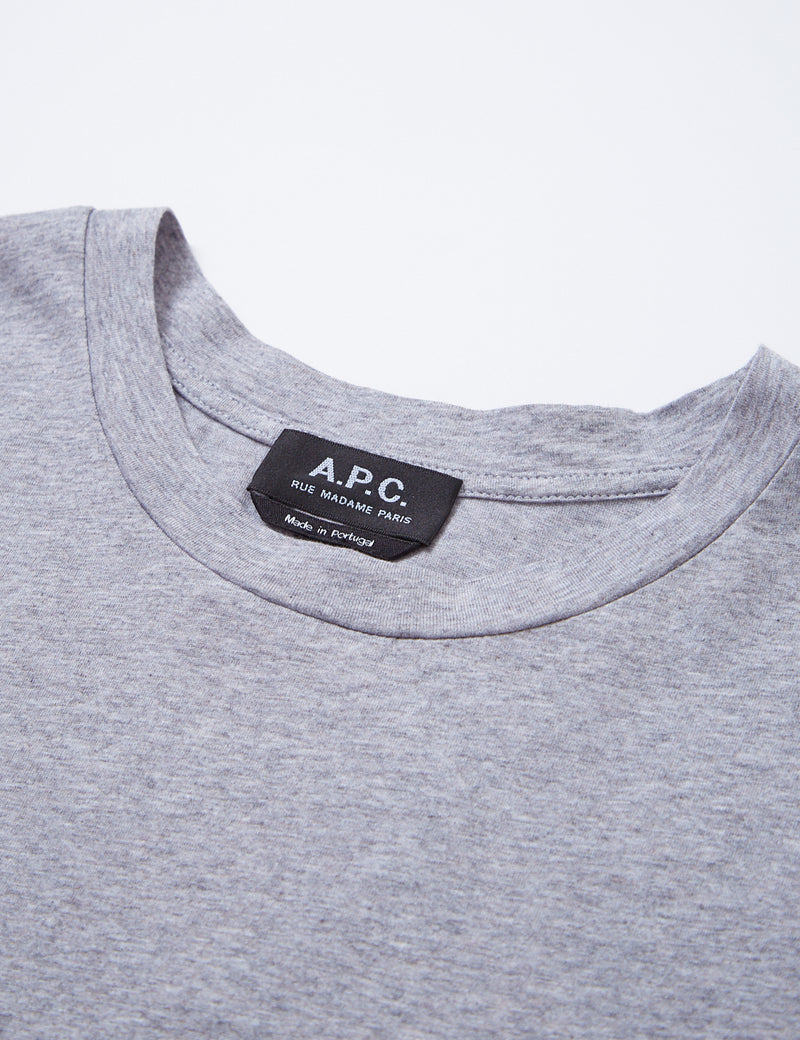 T-Shirt APC Victor - Gris Chiné