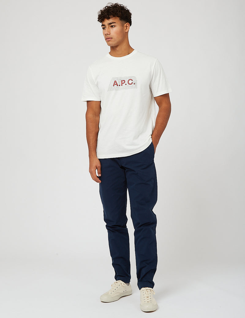 A.P.C New Kaplan Trousers - Dark Navy Blue