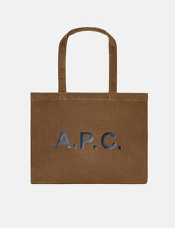 A.P.C. Diane Shopping Bag - Taupe Brown