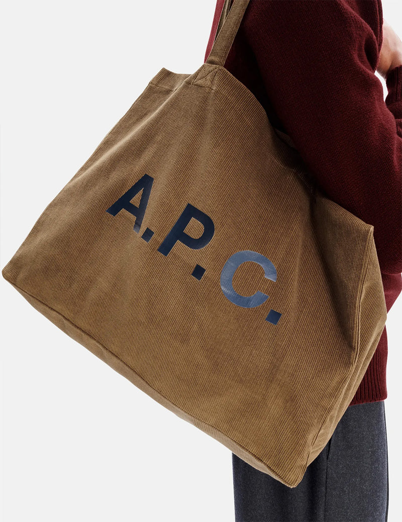 A.P.C. Diane Shopping Bag - Taupe Brown