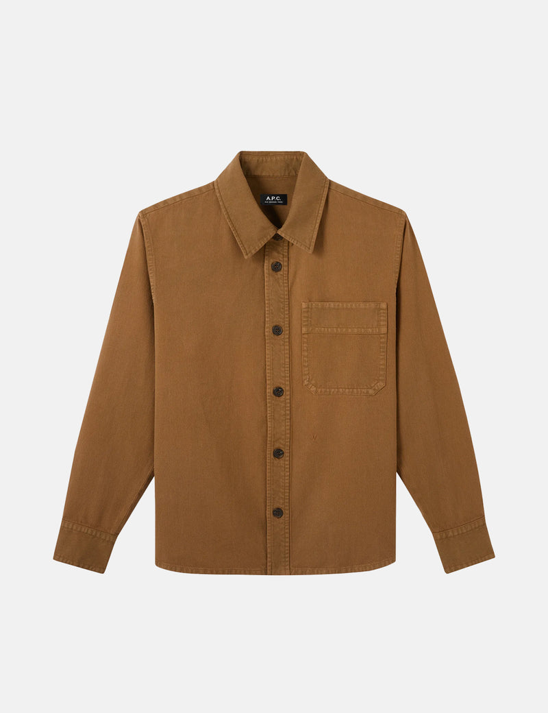A.P.C. Basile Overshirt  - Brown