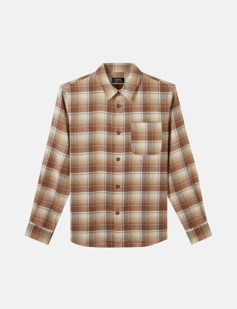 A.P.C. Trek Overshirt - Brown