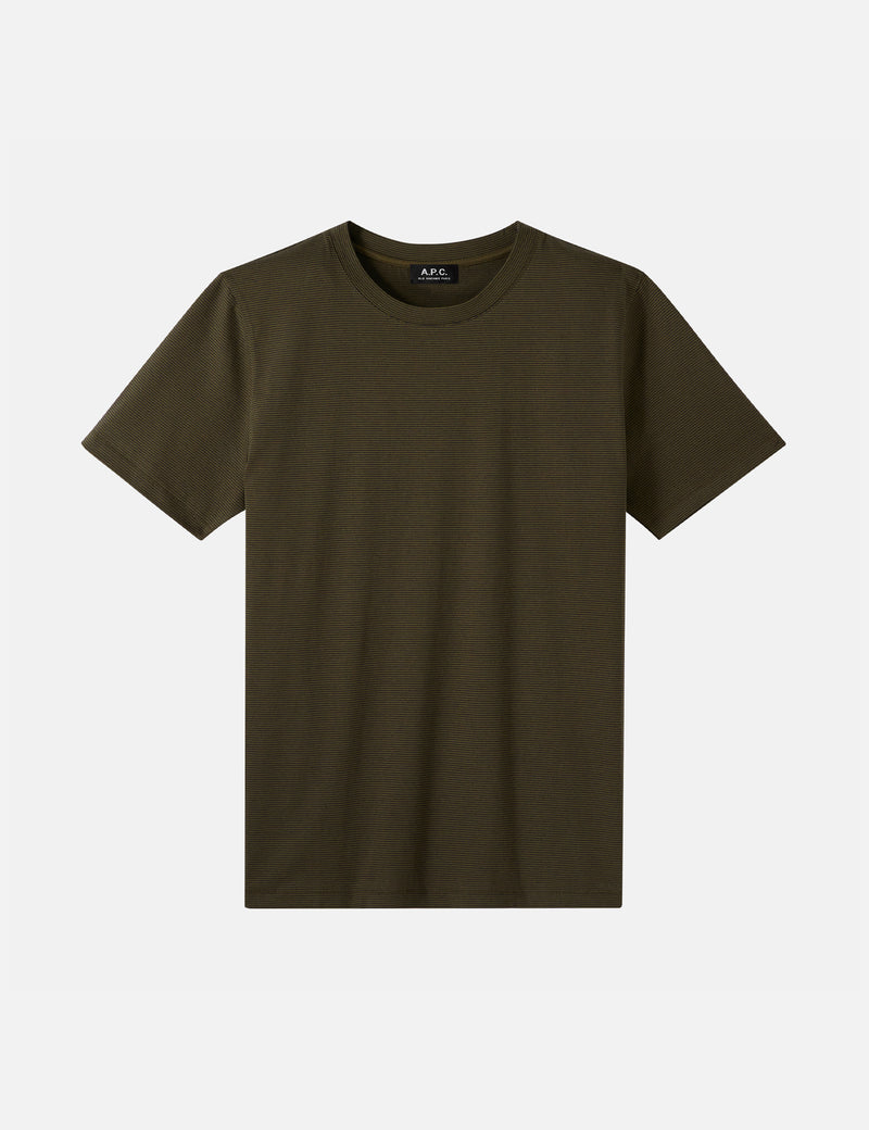 A.P.C. Aymeric T-Shirt - Khaki Brown