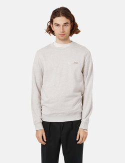 A.P.C. Item H Sweatshirt - Heathered Ecru
