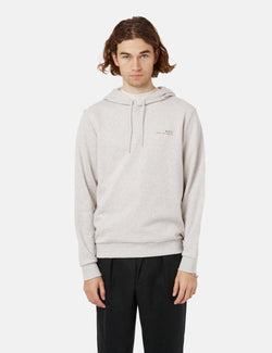 A.P.C. Item H Hooded Sweatshirt - Heathered Ecru