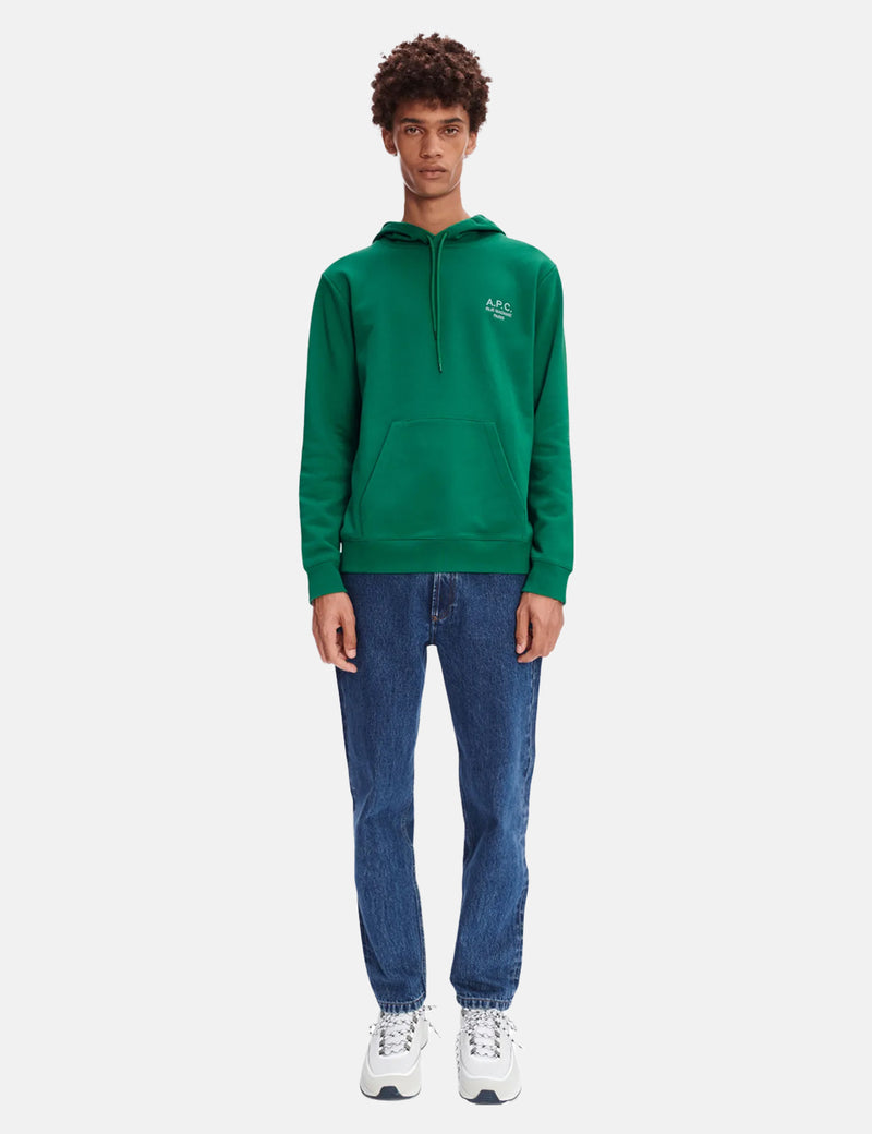 A.P.C. Marvin Hooded Sweatshirt - Green