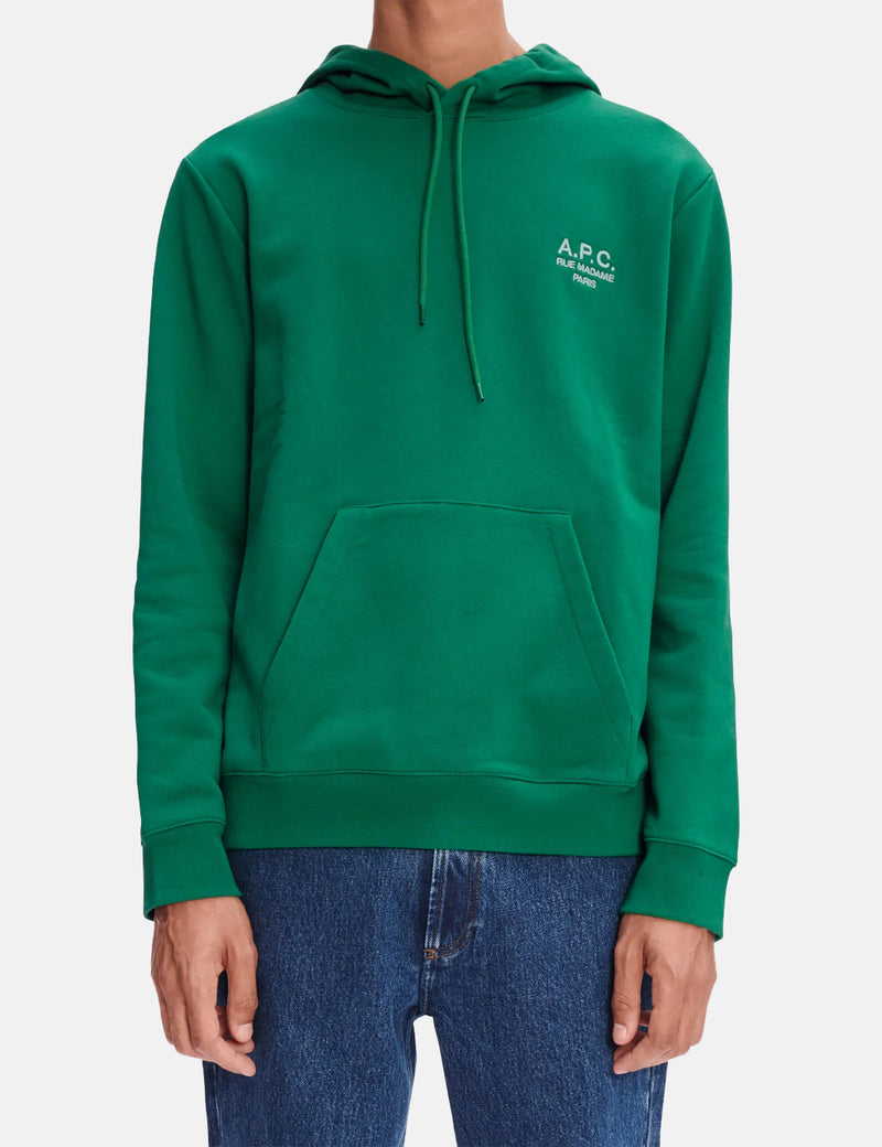 A.P.C. Marvin Hooded Sweatshirt - Green