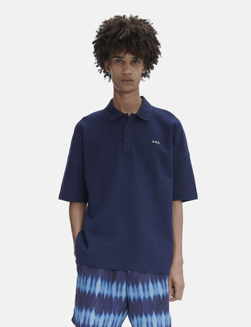 A.P.C. Antoine Polo Shirt - Marine Blue